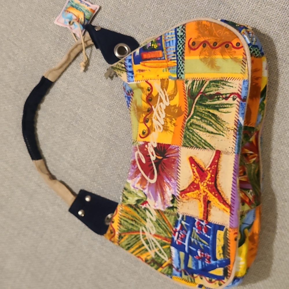 Beach themed shoulder bag